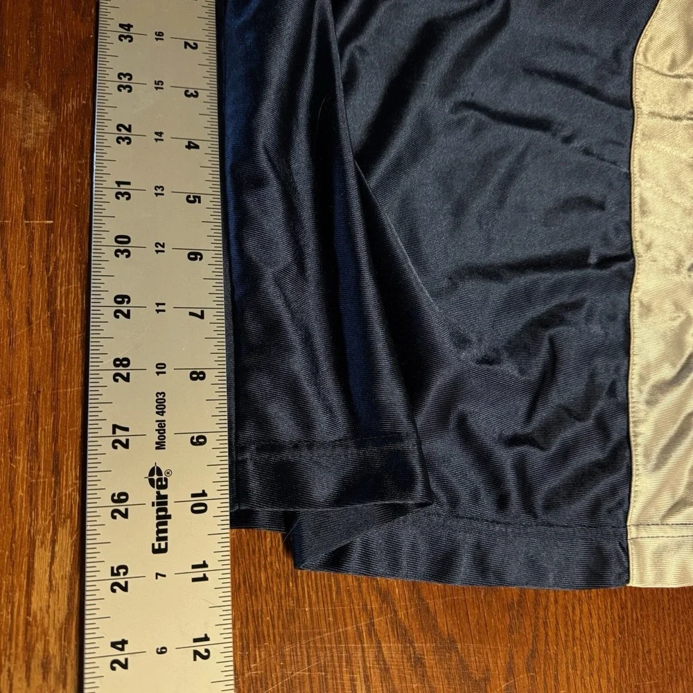 Nike Basketball Shorts Navy Blue Size XXL White Stripe‎ VTG